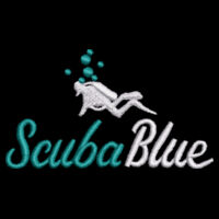 Two Tone Baseball cap - Teal & White Logo Design